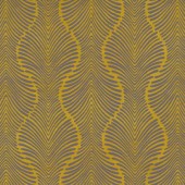 Dtail feuille papier lokta motif Palmes moutarde fait main au Npal - Papiers de Atelier Chez Soi
