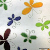 papier décoratif artisanal murier papillon blanc