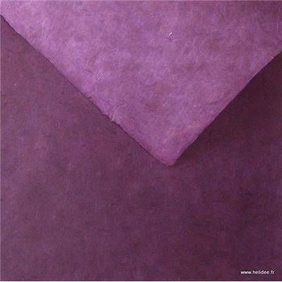Papier népalais uni couleur Violet 50x75 cm