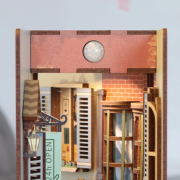 Kit Maquette Book Nook à fabriquer Voyage à Venise 18x8x24.5 cm HTQ107 Serre-livres Venise Miniature 3D