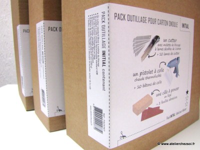 Packs d'outillage pour cartonnistes - 3 packs selon niveau