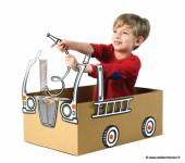 Activit crative pour enfant  : crer un camion de pompiers