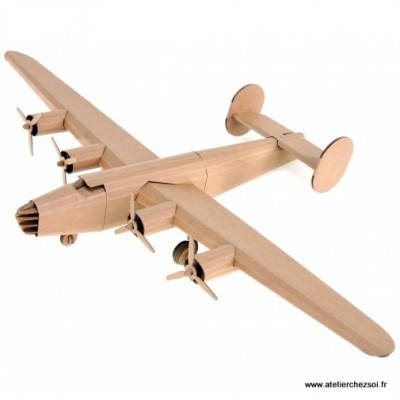 Grand_avion en carton liberator - Jouet en carton Leolandia Atelier Chez Soi