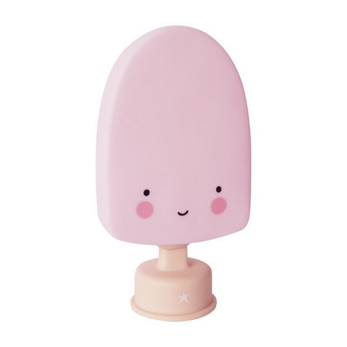 Veilleuse Glace Esquimau Rose LED à arrêt automatique