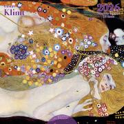 Calendrier mural 2026 Gustav Klimt 12 illustrations 16 mois 30X30 cm Ed Desastre