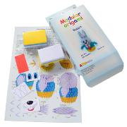 Kit pliage Origami 3D Lapin 10x14 cm 336 modules Modular Origami ATH Press