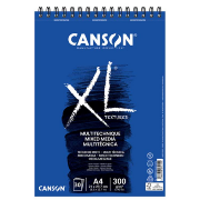 Album Canson XL Mixed Media Texturé A4 300g 30fl 21x29,7cm Spirale Grain Moyen