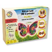 Kit créatif en Bois à peindre Papillon Creatif Wood