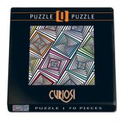 Mini-Puzzle Q Casse-tête Pop Cuboïde 72 pièces 12.5x12.5 cm Curiosi