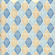 Papier Indien Ivoire à Motifs Cocoon Bleu Or Feuille 50x70cm