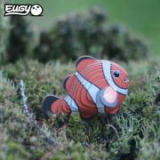 Mini-maquette Eugy Poisson Clown 7.5cm à construire en Carton 3D