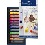 Pastels Tendres Carrés Boite 12 couleurs Creative Studio Faber Castell