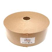 Bande de Kraft Gommé Brun Vergé Préencollé Rouleau 48mm x 200m