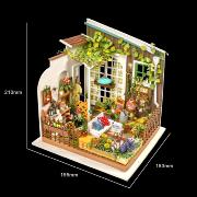 Kit Maquette 3D Terrasse fleurie à fabriquer Miller's Garden 21 cm DG108