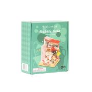 Mini-Kit Maquette Bois Maison miniature Salle de Bain 7x7x9 cm DS018 Rolife