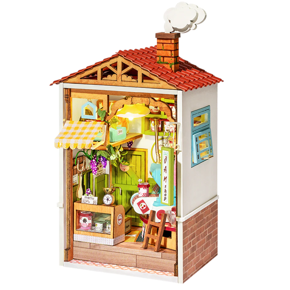 Kit Maquette Bois Ville miniature Boutique de Confitures Sweet Jam