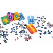 Calendrier de l'Avent Noël à Travers Les Fenêtres 24 Puzzles 50 pièces Professor Puzzle