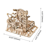 Maquette en bois Circuit à billes 25 cm LG504 233 pièces Rokr