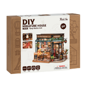 Kit Maquette 3D Bistro Bar Tipsy Restaurant Miniature à fabriquer 297 pièces DG167 Rolife