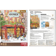 Puzzle 1000 pièces Café 50x75cm PT064 Welcome to Covent Garden Joypiece Rolife
