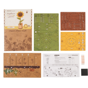 Maquette Bois Pot de Fleurs Tournesol Puzzle 3D de 86 pièces TW011 Rolife