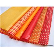 Papier népalais uni couleur Rouge Feuille 50x75 cm Lokta Fait-main