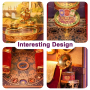 Kit Maquette Book Nook Cabine de Train Voyage Magique 22x16x22 cm TQ441 Magical Journey Miniature 3D ToneCheer