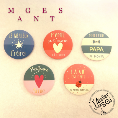 [Magnets] Messages optimistes et motivants aimants | Marque franaise