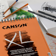 Album Canson XL Croquis Sketch A5 90g 60fl 14.8x21cm Spirale Grain fin Papier bouffant