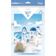 Bloc de coloriage Les villes 20 feuilles A4 250g Odélia E. Colin Clairefontaine