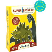 Jeu de Bataille à personnaliser Super Bataille Dinosaures Coq6grue