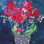 Carte double Vase avec Fleurs 16.5x16.5 cm Aerial Editor