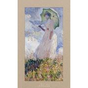 Calendrier mural Luxe 2027 Claude Monet 12 illustrations 12 mois Doré Or chaud 49X29 cm Ed Desastre