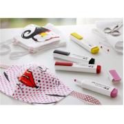 Set de 5 Marqueurs Tissu Textile Marker 5 couleurs Faber Castell