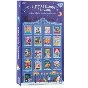 Calendrier de l'Avent Noël à Travers Les Fenêtres 24 Puzzles 50 pièces Professor Puzzle