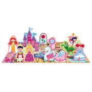 Livre et Puzzle Les Princesses 1 Livre et 1 Puzzle 40 pièces + 10 Silhouettes Dès 4 ans Sassi Junior