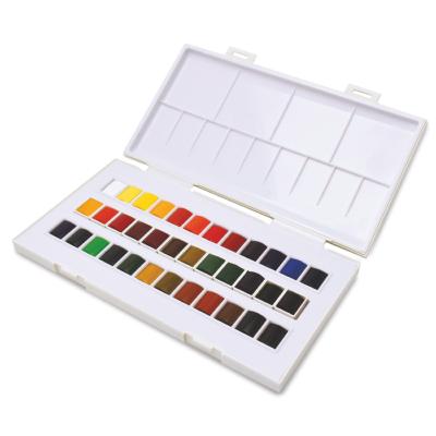 Aquarelle Boite Voyage Sennelier 36 demi-godets La petite Aquarelle