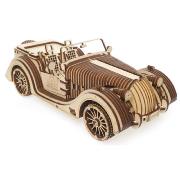 Ugears Maquette Bois Voiture Roadster VM01 Puzzle 3D Mécanique 437 pièces