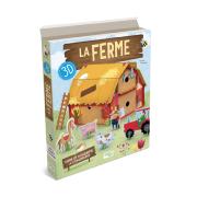 La Ferme en carton à construire Maquette 3D et Livre Sassi Junior