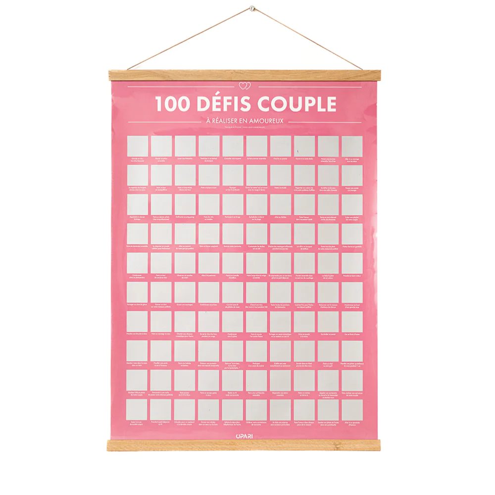 Affiche à gratter pour couples, enregistrement de la vie, cadeau d'amour,  100 choses, 100 dates, E27 - AliExpress