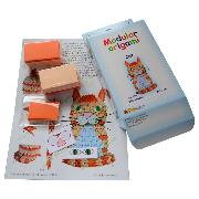 Kit pliage Origami 3D Chat Roux 7x11 cm 382 modules Modular Origami ATH Press