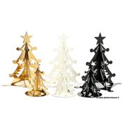 Lot de 2 Sapins en carton Noir 29 et 15 cm Cocorikraft