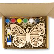 Kit créatif en Bois à peindre Papillon Creatif Wood