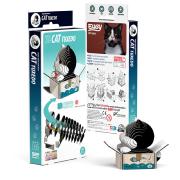 Mini-maquette Eugy Chat Tuxedo dans Boite 7.4 cm à construire en Carton 3D