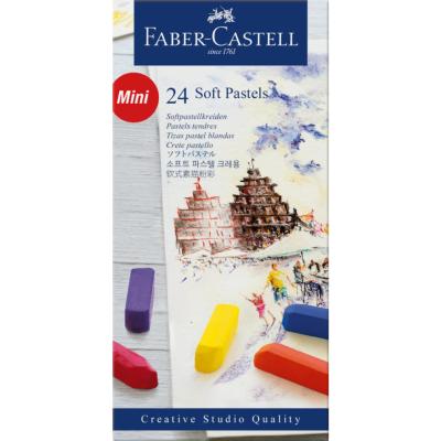 Pastels Tendres Carrés Boite 24 demi-pastels Creative Studio Faber Castell