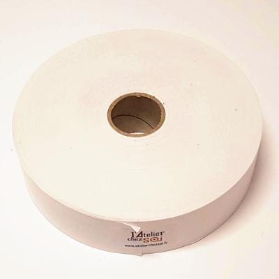 Bande de Kraft Gommé Blanc Uni Préencollé Rouleau 36mm x 200m