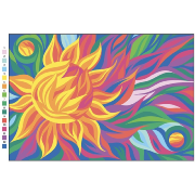 Kit Coloriage Mystère Exotic Mandala 12 Marqueurs Acrylique Graph'It Go et 8 Cartes