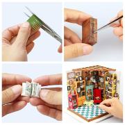 Kit Maquette 3D Bibliothèque miniature à fabriquer Sam's Study 22 cm DG102 Rolife