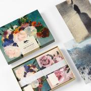 Set de Correspondance Impressionism 40 feuil 20 env 8 cartes et 25 stickers Pepin Press