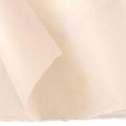 Papier népalais uni Epais 120g Naturel Feuille 50x75 cm Lokta Fait-main